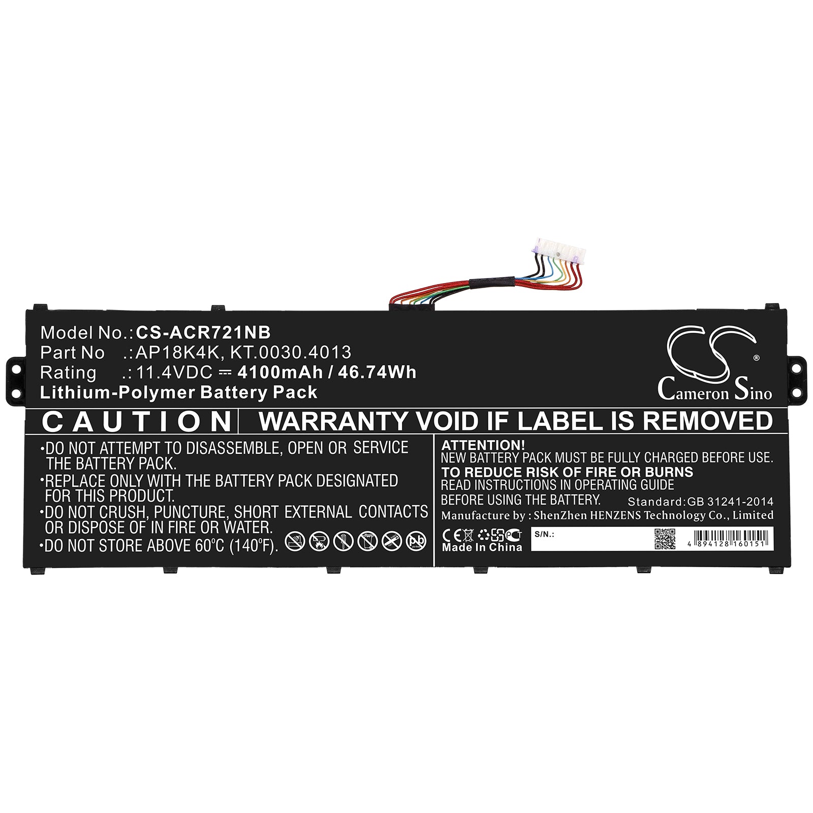 Acer Chromebook 311 C721 R721T Chromebook Spin 311 Replacement Battery BatteryClerkcom Laptop and Notebook