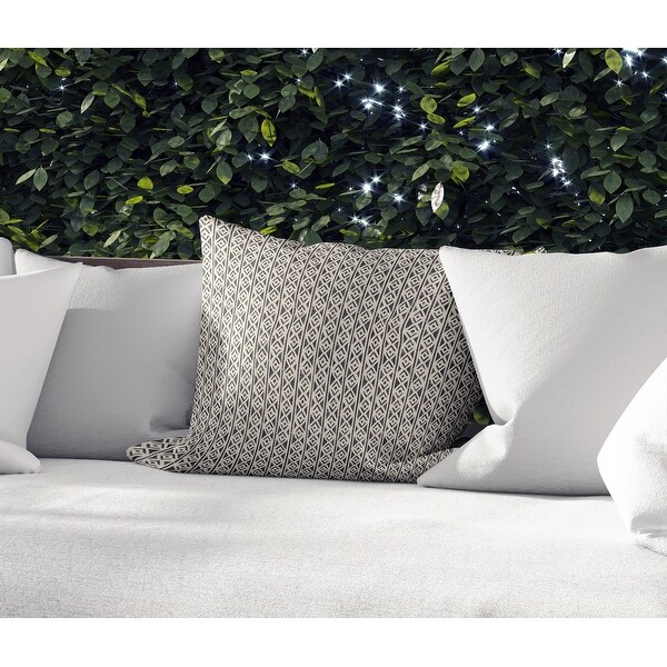 ZANE CREAM Indoor|Outdoor Pillow By Kavka Designs