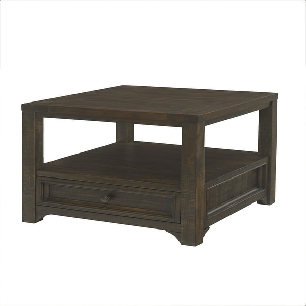 Lisbon End Table， Dark Mocha