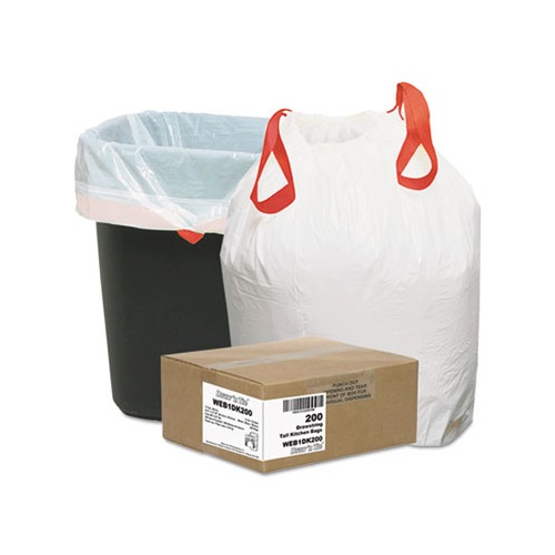 Draw 039n Tie HeavyDuty Trash Bags  WBI1DK200