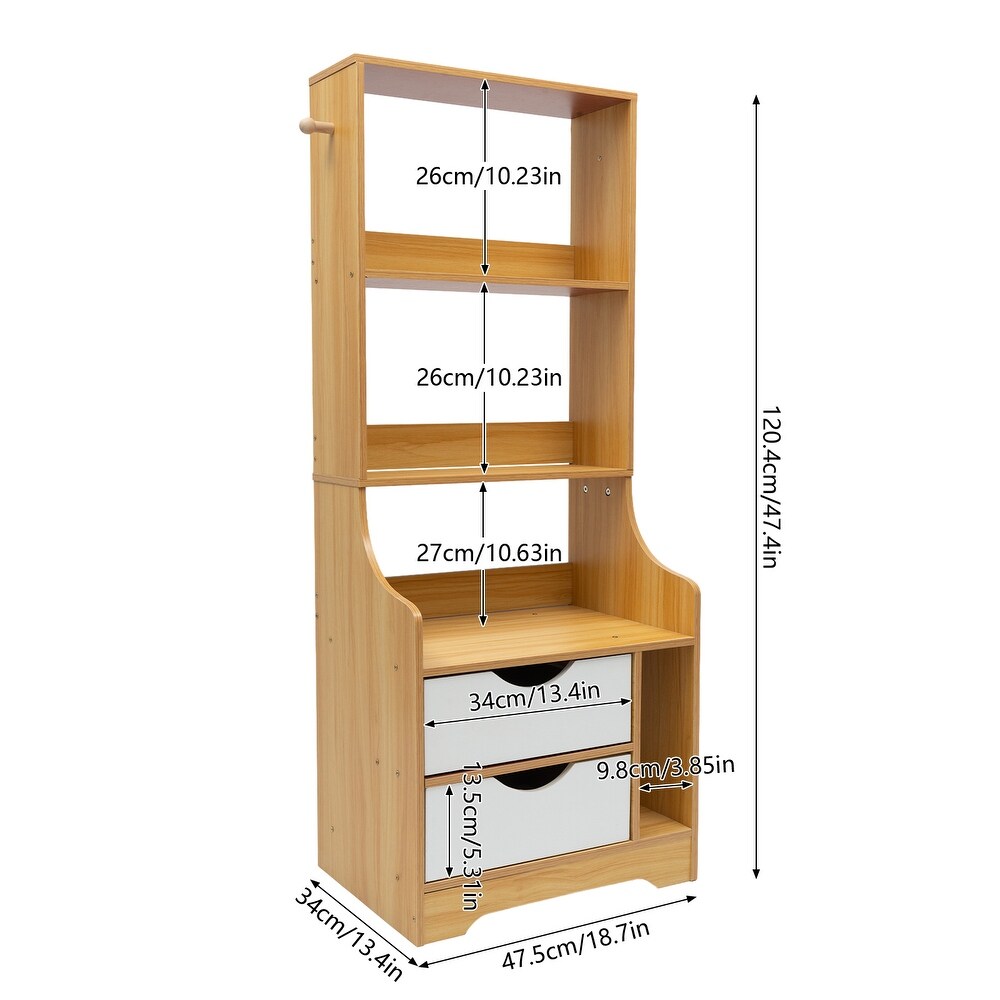 Bed End Table Night Stand Bedside Table Organizer Drawer with Storage