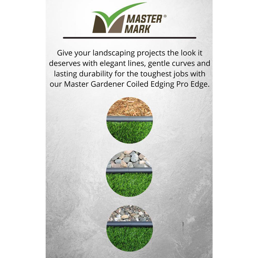 Master Mark 40 ft. Master Gardener PRO Coiled Edging with Stakes 25940