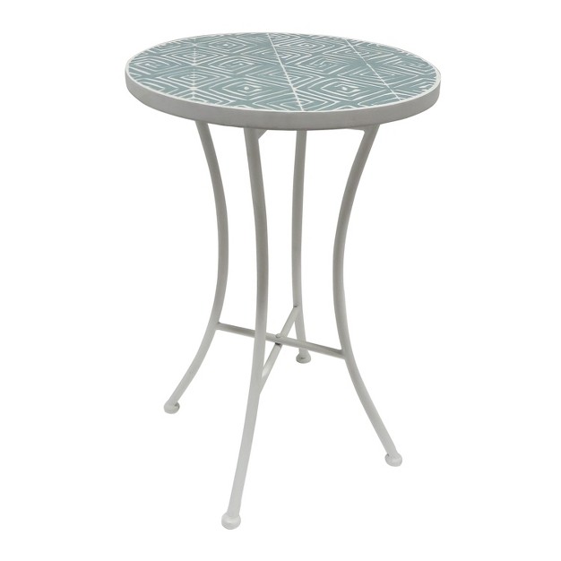 Saint Birch Mosaic Accent Table Multi Color