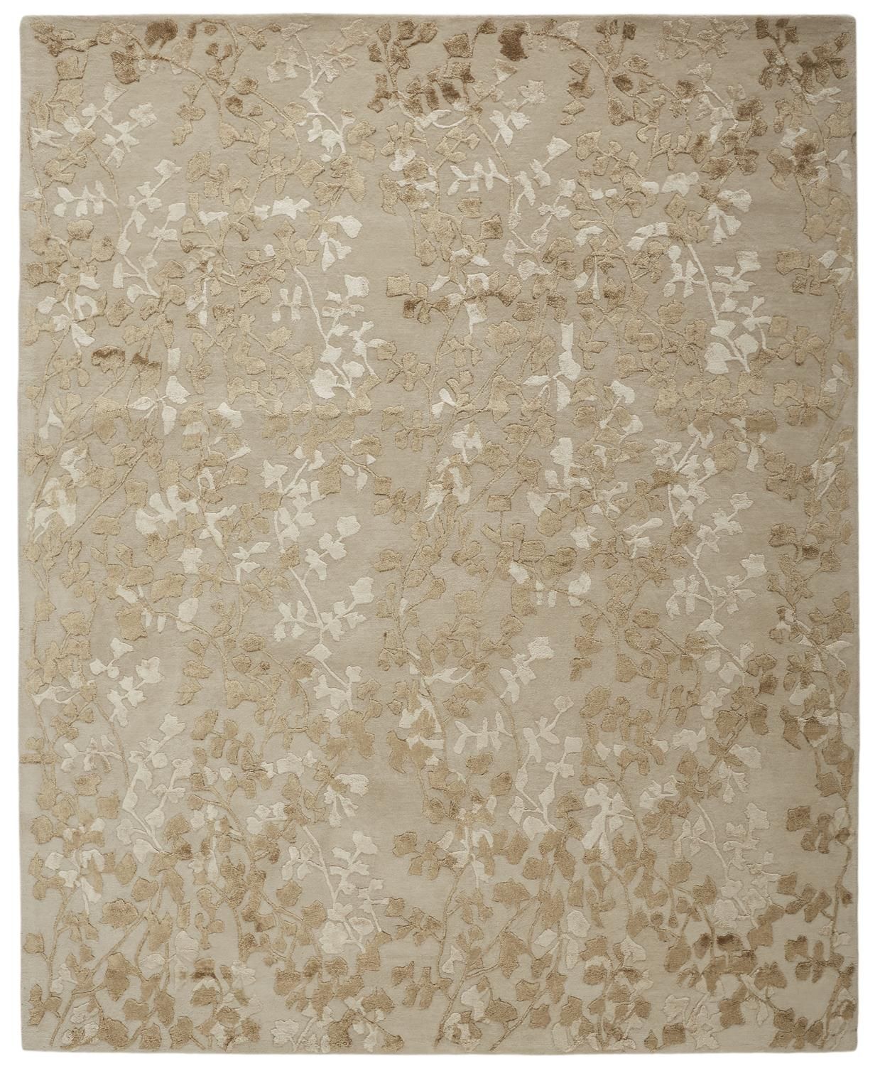 Khalo Hand Tufted Beige and Gold Rug by BD Fine