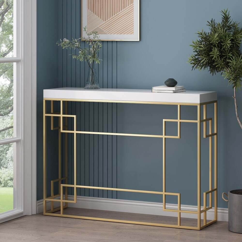 Depue Geometric Console Table by Christopher Knight Home