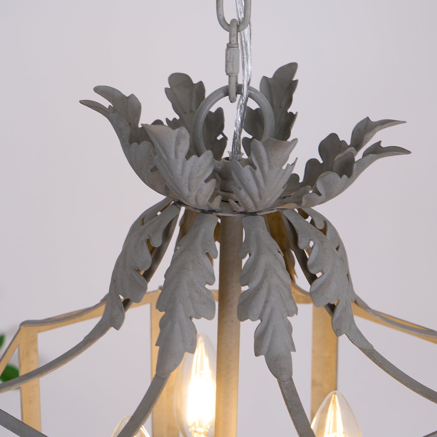 Lustre Retro Cage Chandelier