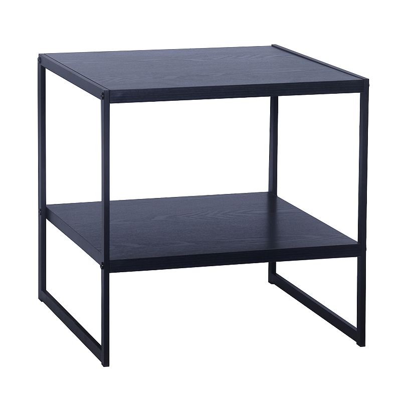 Household Essentials 2-Tier Square End Table