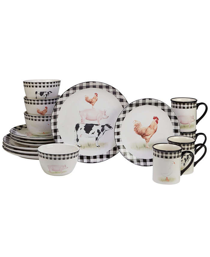 Certified International On The Farm Dinnerware Collection  Collection