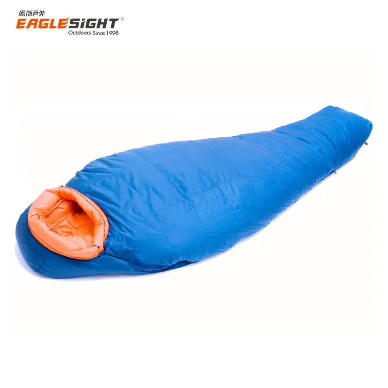 New High Cost Effective White Goose Down Winter Sleeping Bag Cold Weather Camping Sleeping Bag for Hiking Mountaineering