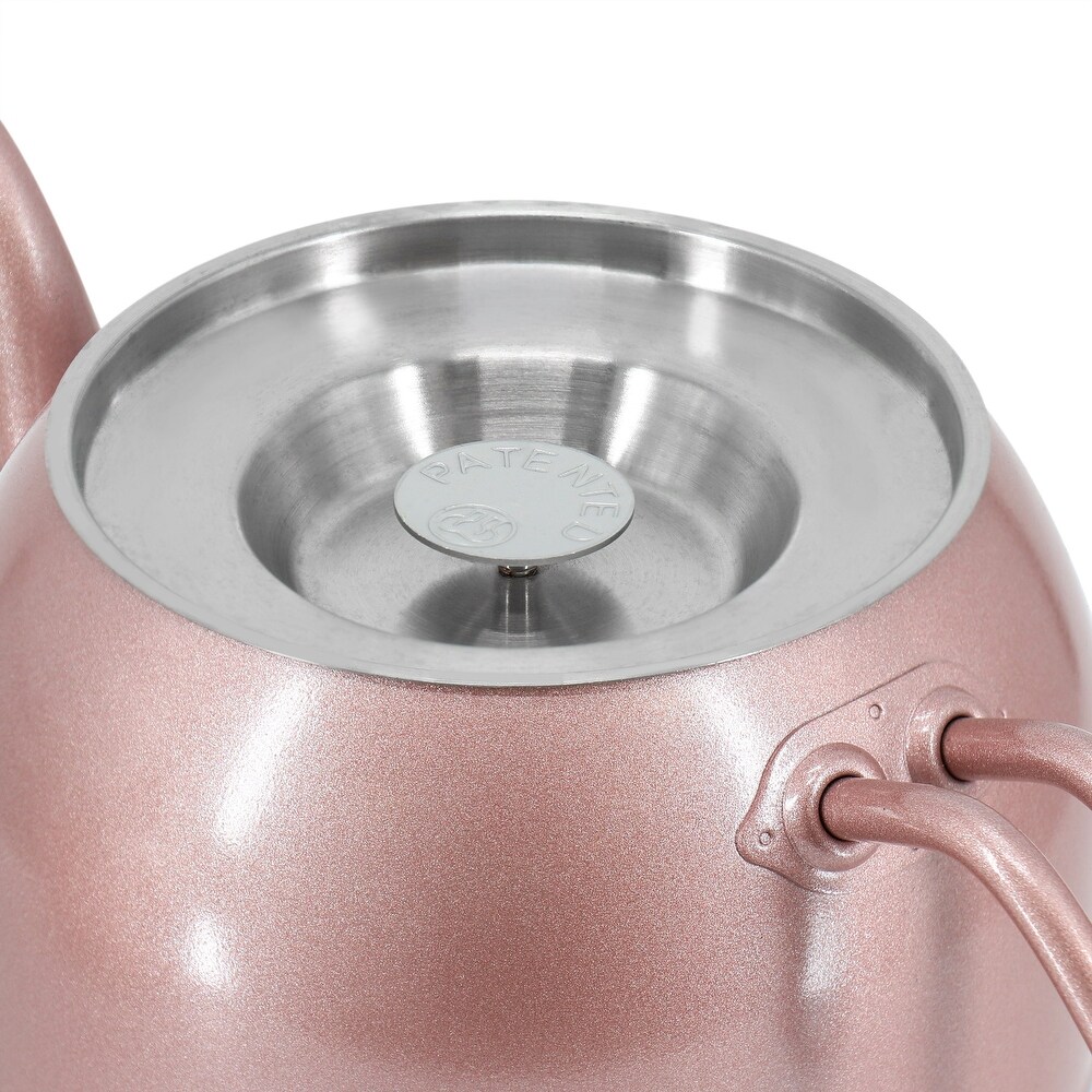 1.1 Liter Tea Pot and 2.4 Liter Kettle Set in Pink