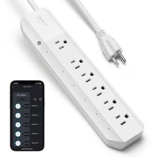 Geeni Surge 6-Outlet Smart Wi-Fi Surge Protector GN-SW003-199