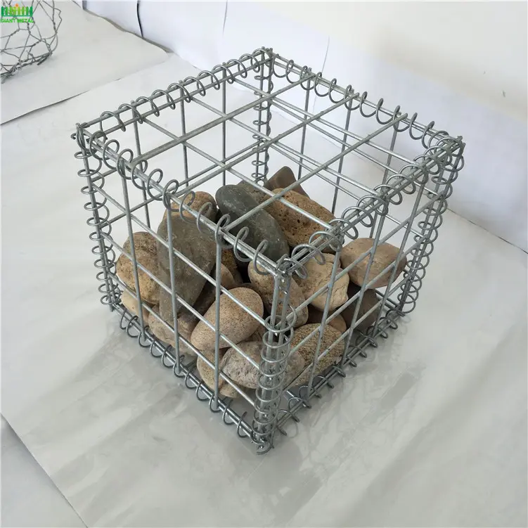 Manufacture Supply Hot dipped galvanized stone cage/gabion box/gabion basket