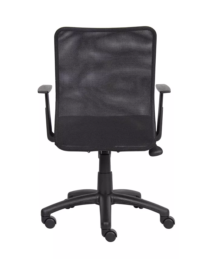 Boss Office Products Budget Mesh Task Chair W  T-Arms