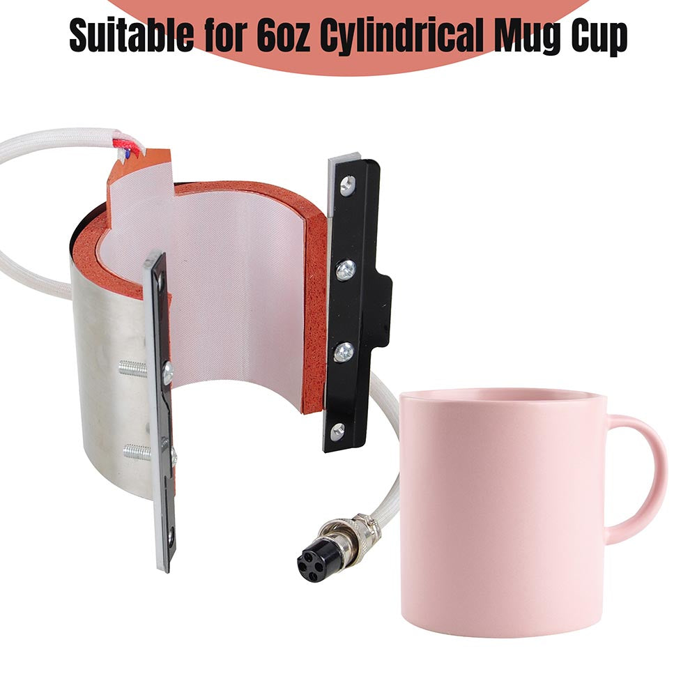 Yescom 6oz Mug Press Attachment for Heat Transfer Machine