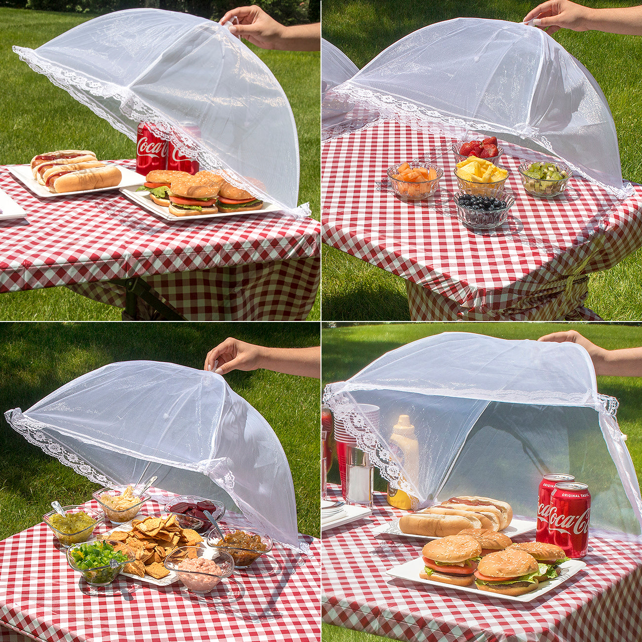 2 Inflatable Serving Bar, 6 Food Umbrellas