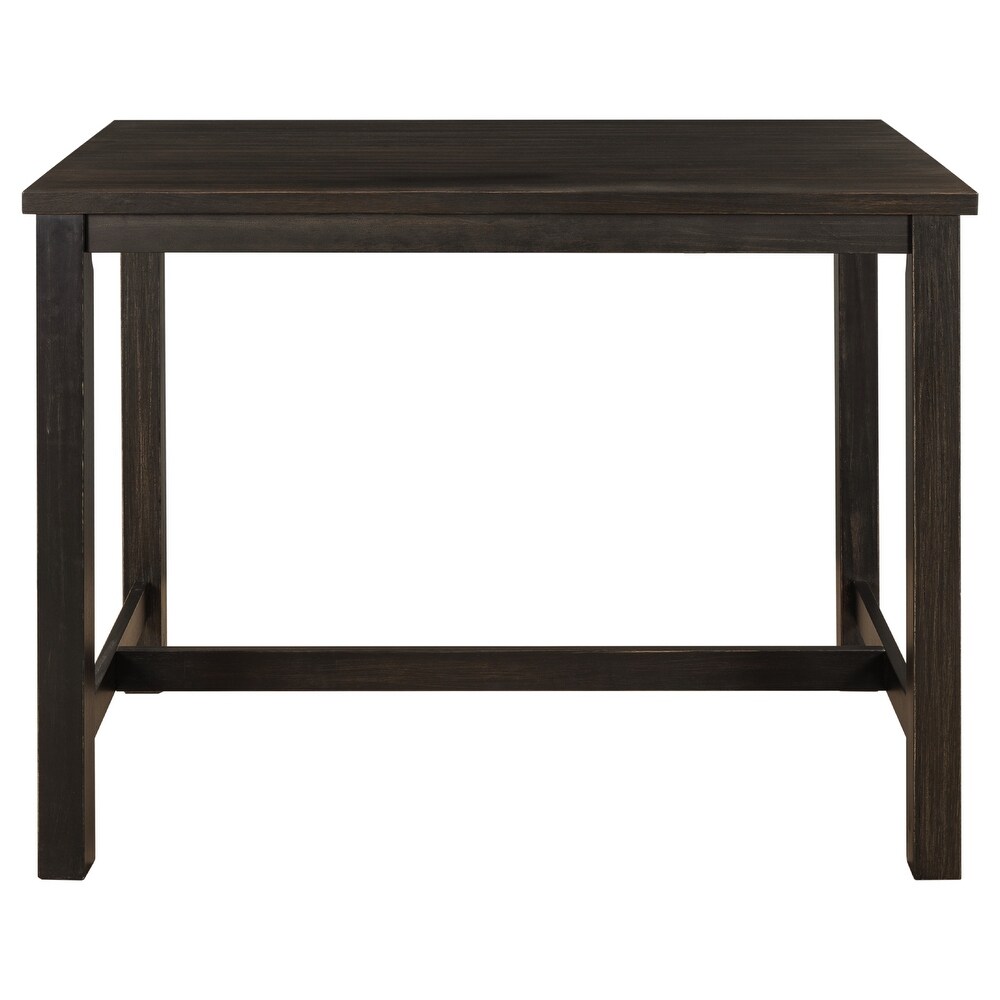 Wooden Counter Height Dining Table   Espresso