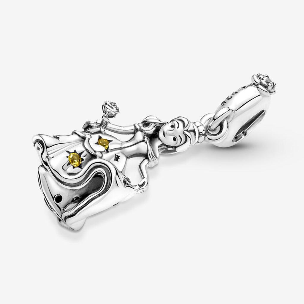 PANDORA  Disney Beauty and the Beast Dancing Belle Dangle Charm