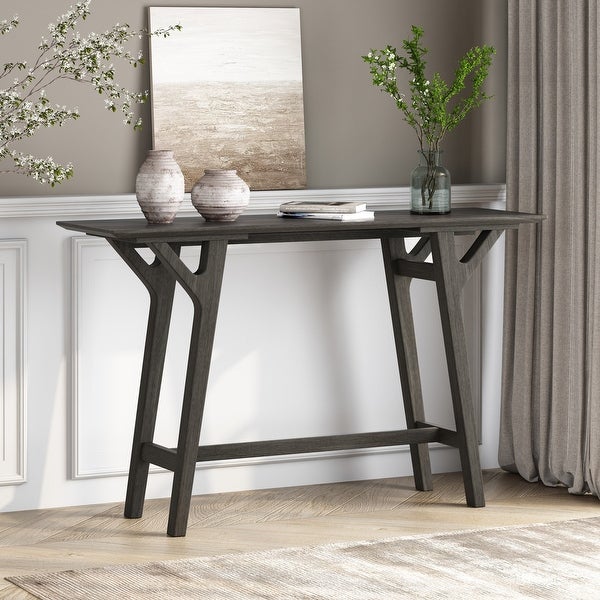 Divo Rubberwood Console Table by Christopher Knight Home