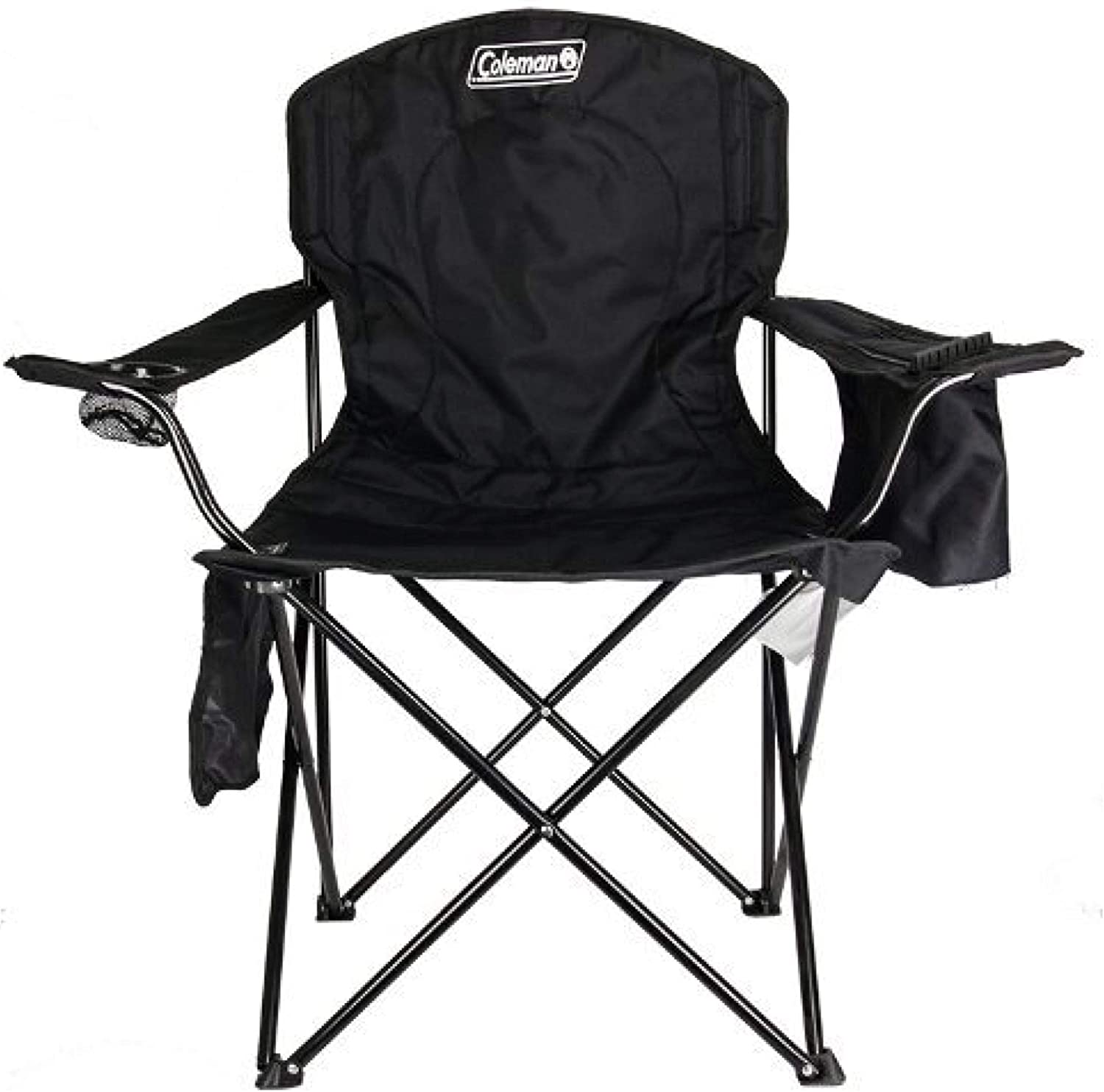 Coleman Camping Chair with Built-in 4 Can Cooler， Black #1