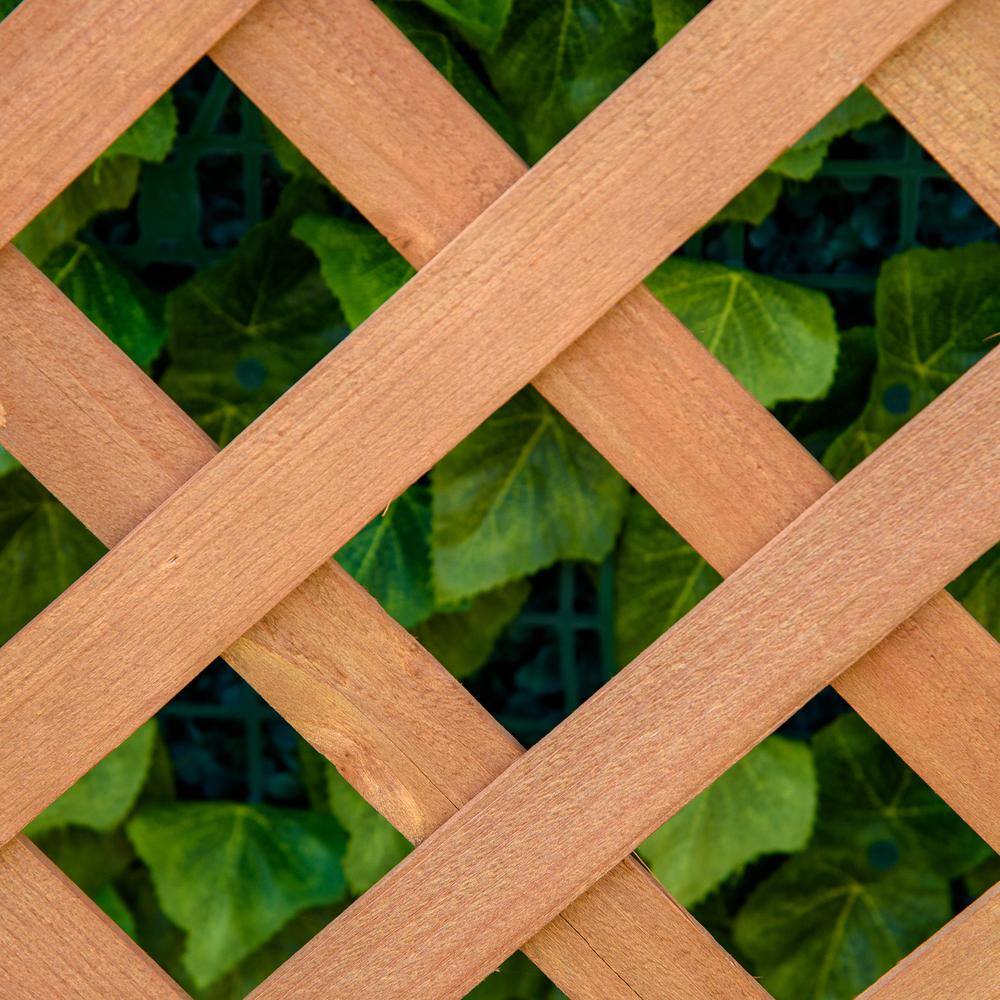 Outsunny 28 in. x 11 in. x 46 in. Brown Wood Raised Garden Bed with Trellis 845-635
