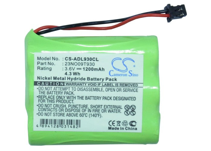 Audioline CDL930 CDL931 CDL950 CDL951 Replacement Battery BatteryClerkcom Cordless Phone