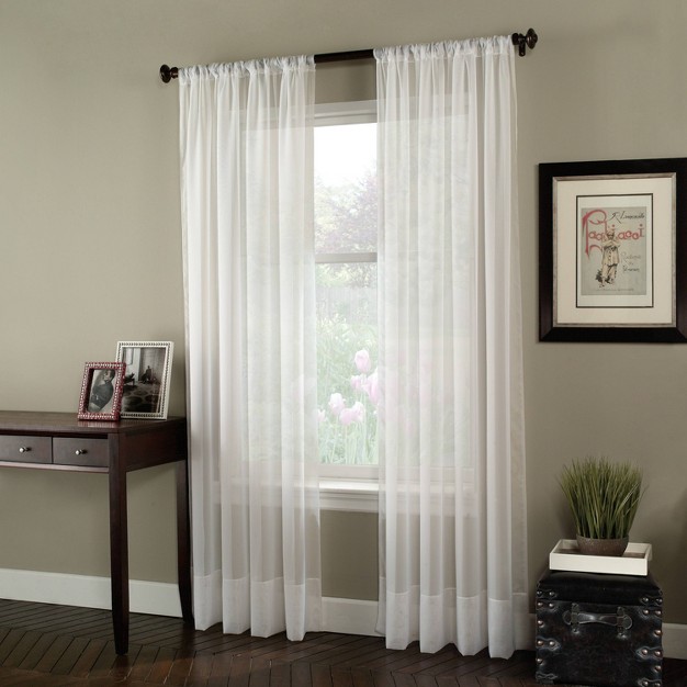 1pc Sheer Soho Voile Window Curtain Panel Window Curtainworks