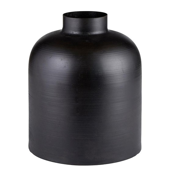 47th   Main 47th   Main Black Metal Vase