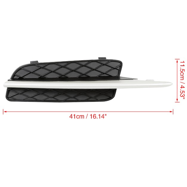 Unique Bargains Car Front Bumper Left Side Grill Cover 51117159593 For Bmw X5 E70 2007 2010 Black 1pc