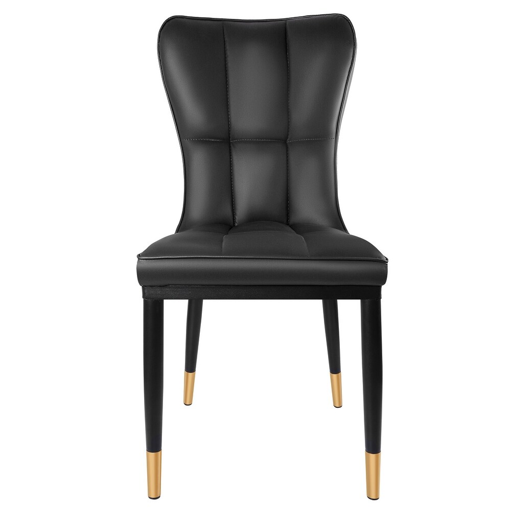 Faux Leather Upholstered Dining Chairs