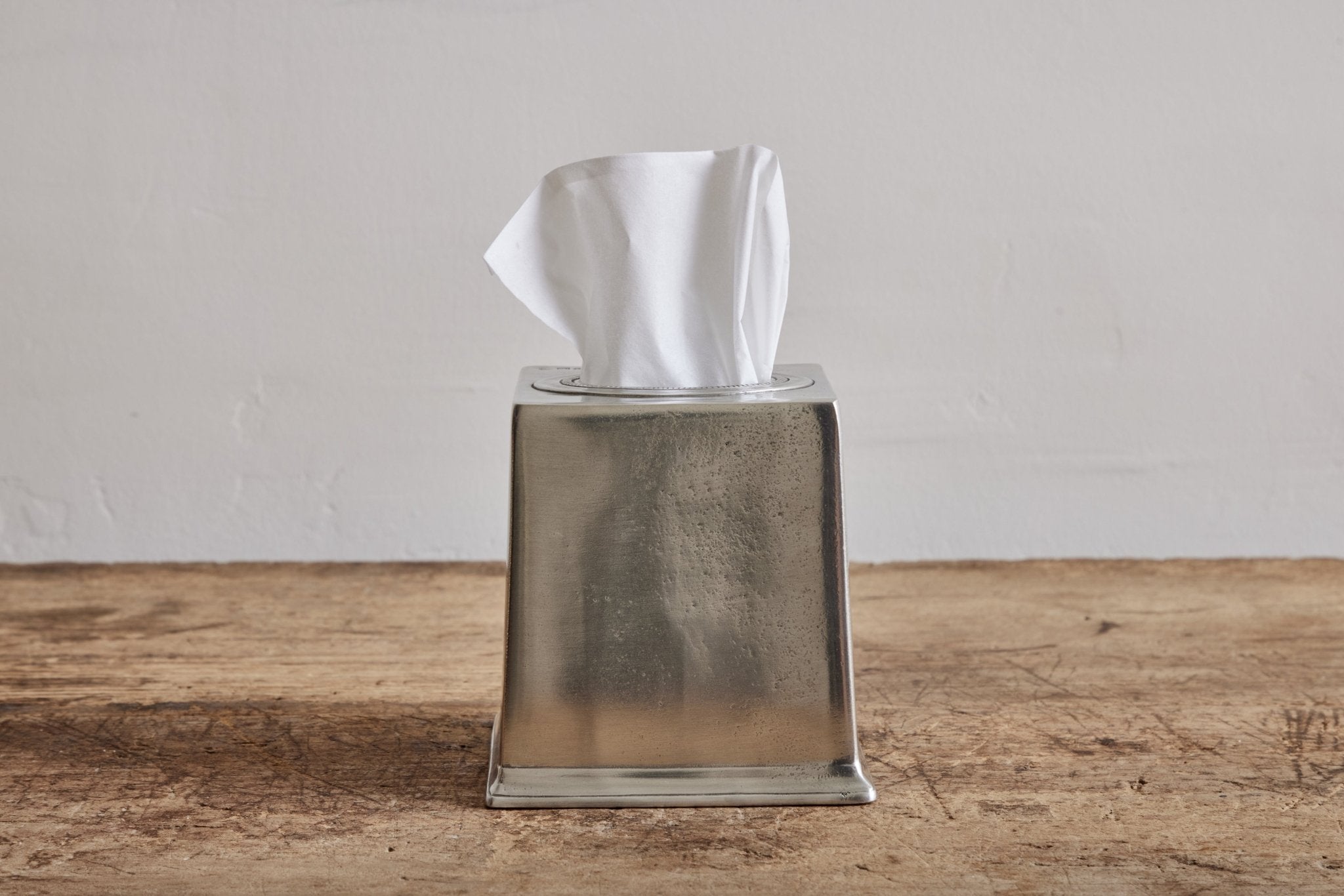 Match Pewter Tissue Box