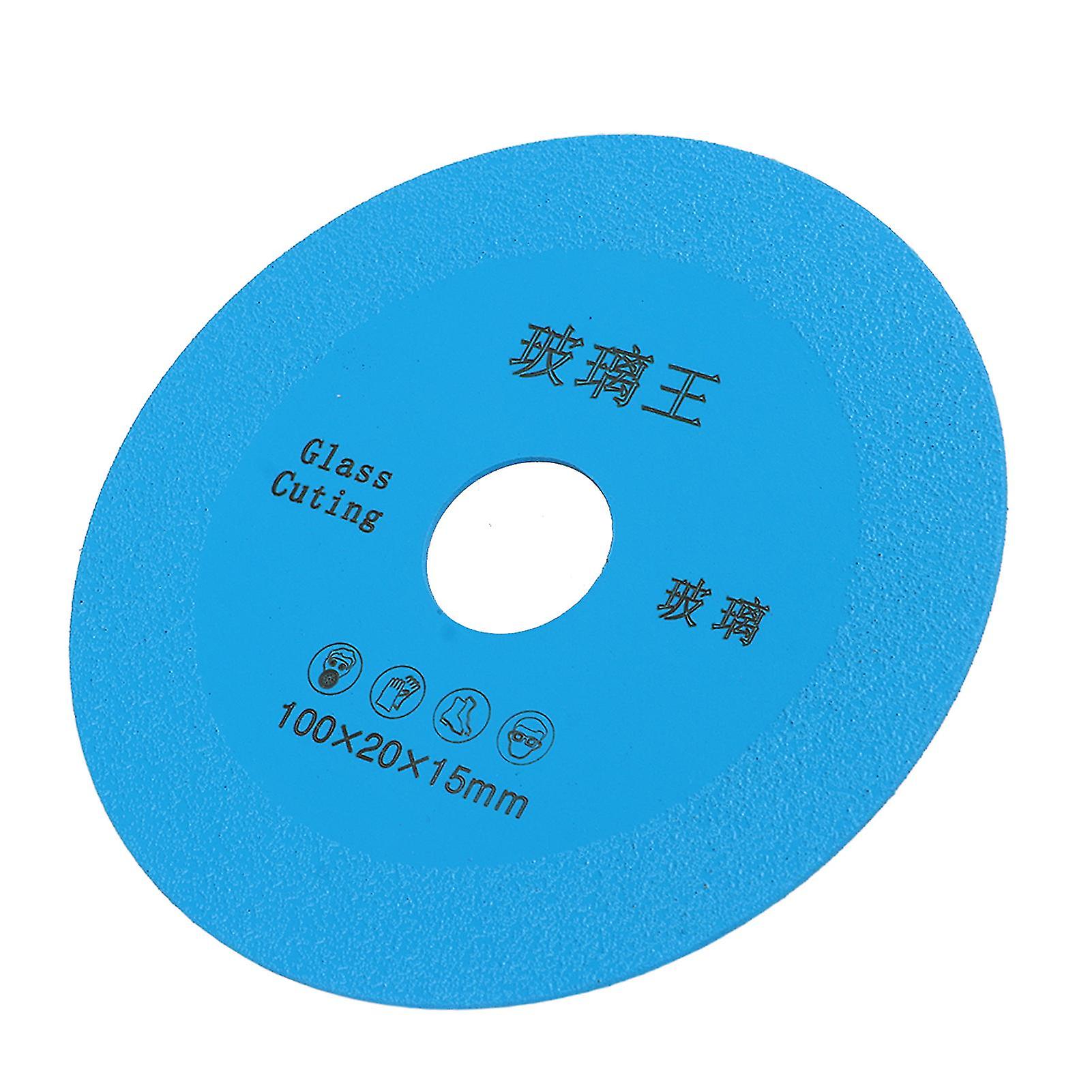 4in Thin Saw Blade Wheel Carbide Diamond Cutting Disc for Ceramic Tile Glass Bottle Grinding Blue