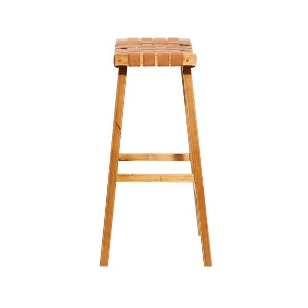 Brown Birch Rustic Stool 30 x 18 x 11 - 18 x 11 x 30