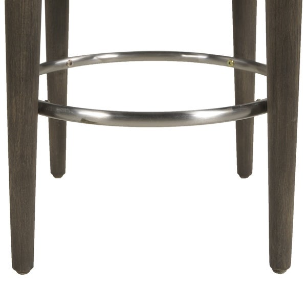 Carson Carrington Parsbol 30-inch Country Grey Backless Bar Stool