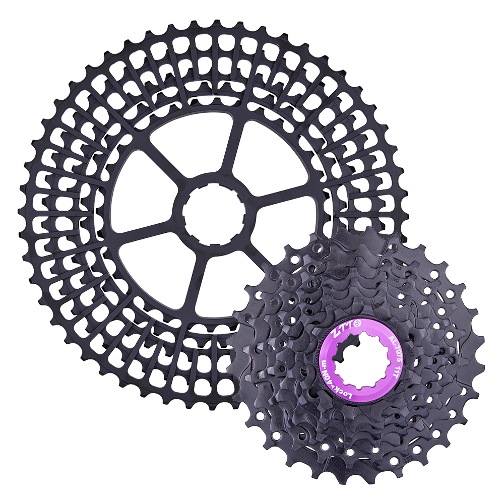 ZTTO MTB Bicycle Parts 11Speed 11 52T SLR Ultralight Cassette Black Freewheel for Mountain Bike XX1 gx m9000