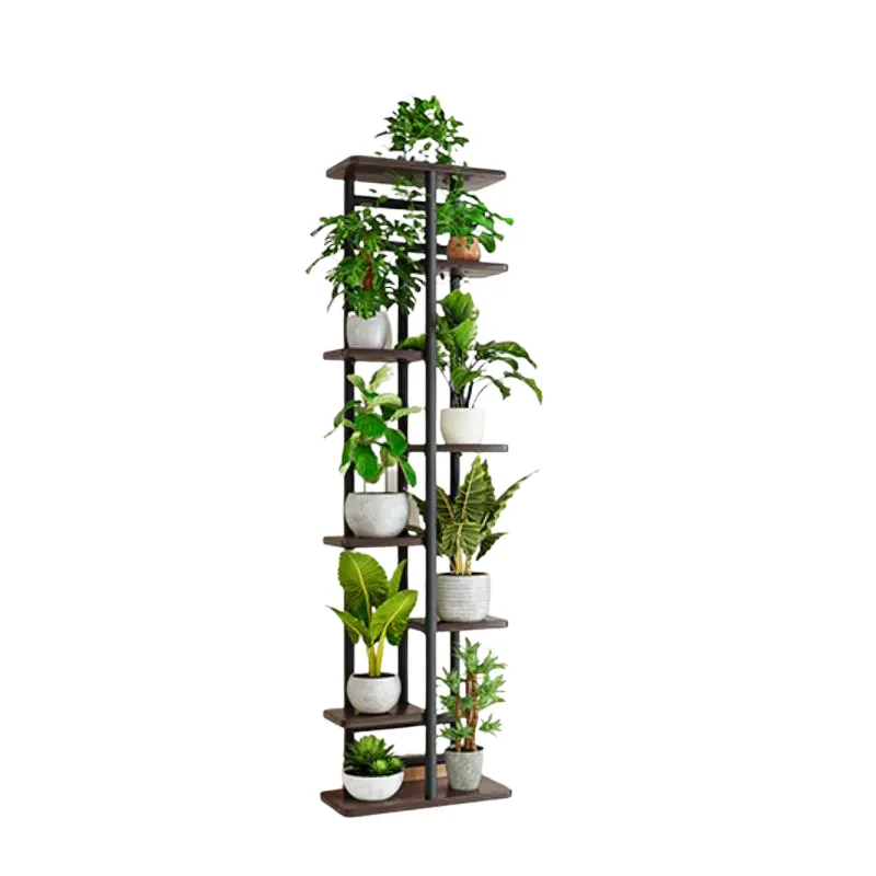 Plant Display Stand  Indoor Multiple Layer Flower Pot Three dimensional Home Iron Art Flower Shelf