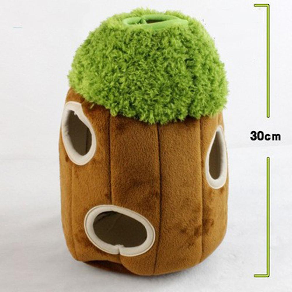 Stuffed Animals And Seek Tree Log Dog Toy (tree Log With Animals)