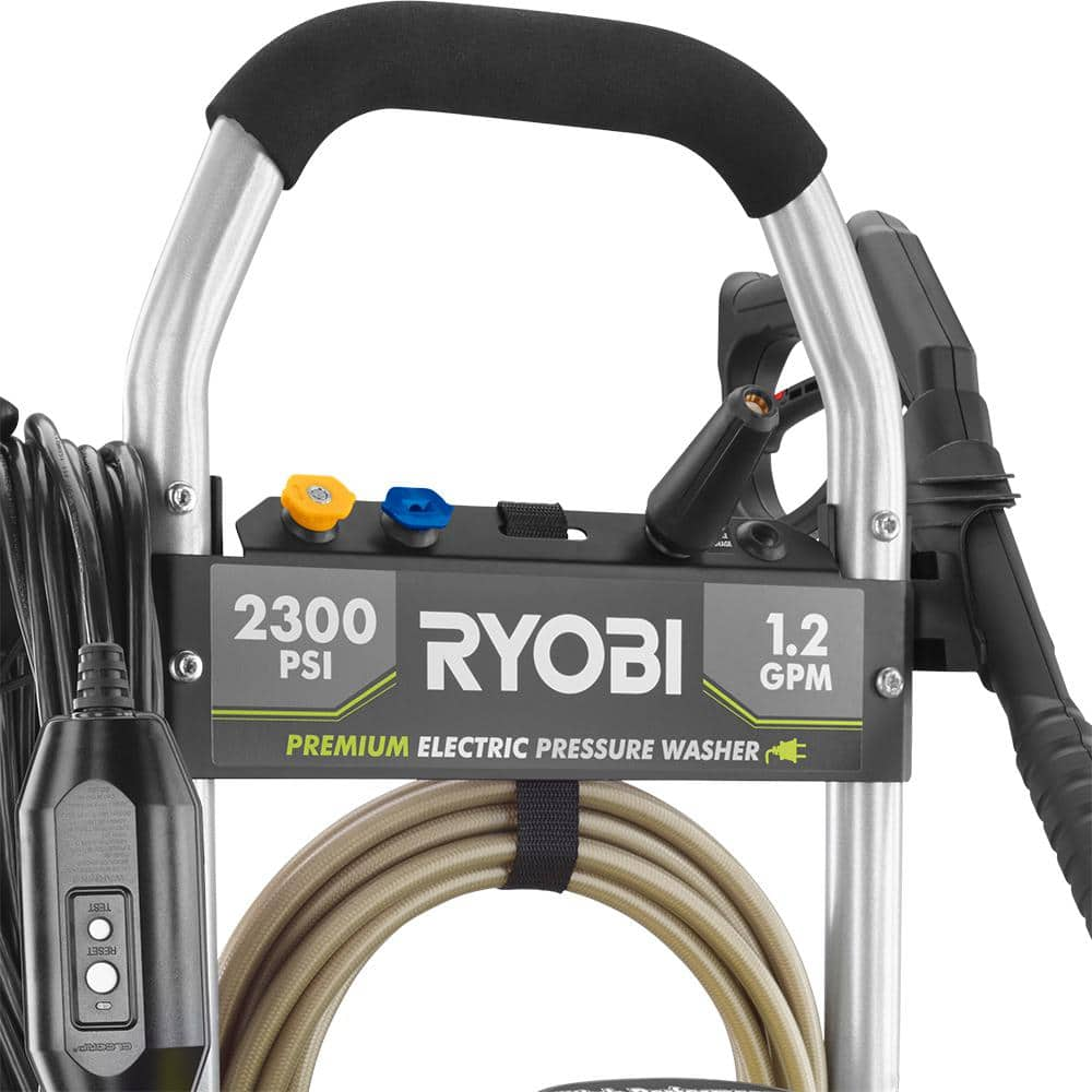 RYOBI 2300 PSI 1.2 GPM High Performance Cold Water Corded Electric Pressure Washer RY142300