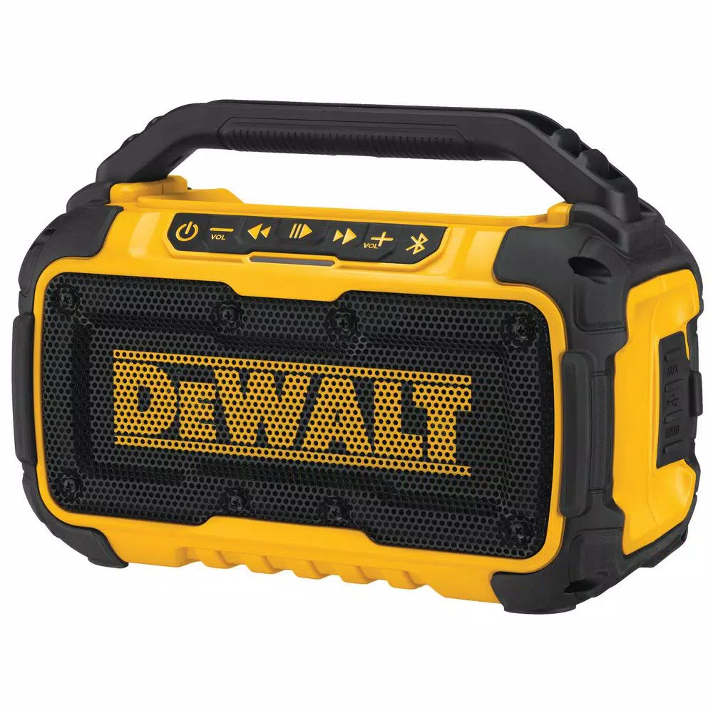 DEWALT 20-Volt MAX Bluetooth Speaker with (1) 20-Volt Battery 3.0Ah and Charger and#8211; XDC Depot