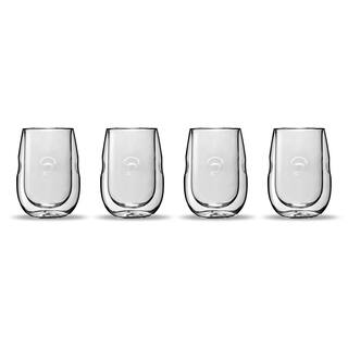 Ozeri Moderna Artisan Series Double Wall Insulated Wine and Beverage Glasses (Set of 4) DW10W-4