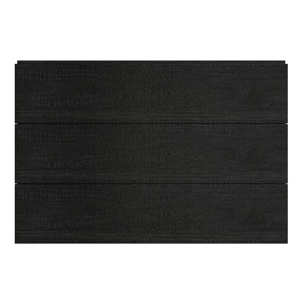 NewTechWood All Weather System 5.5 in. x 72 in. Composite Siding Board in Shou Sugi Ban US09-6-SSG