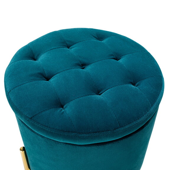 Claribel Tufted Storage Ottoman