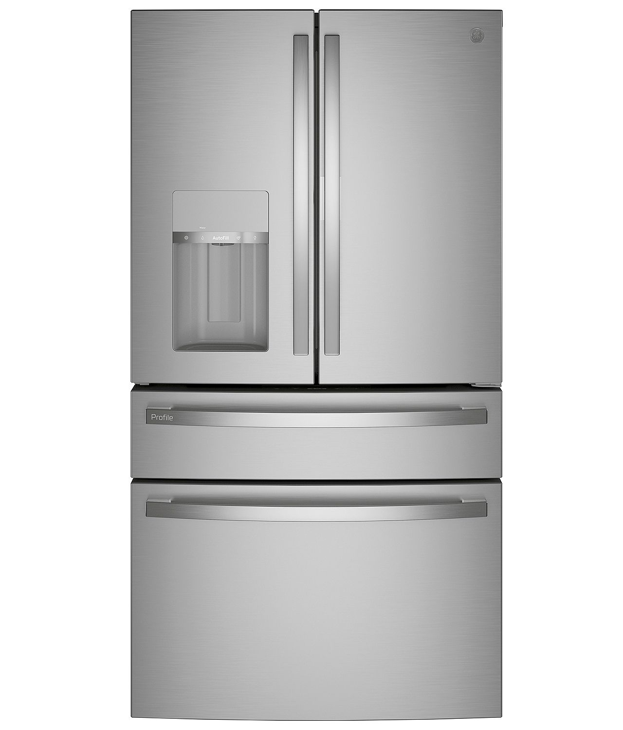 GE Profile 27.9 Cu. Ft. Fingerprint Resistant Stainless Steel Smart 4-Door French-Door Refrigerator With Door In Door