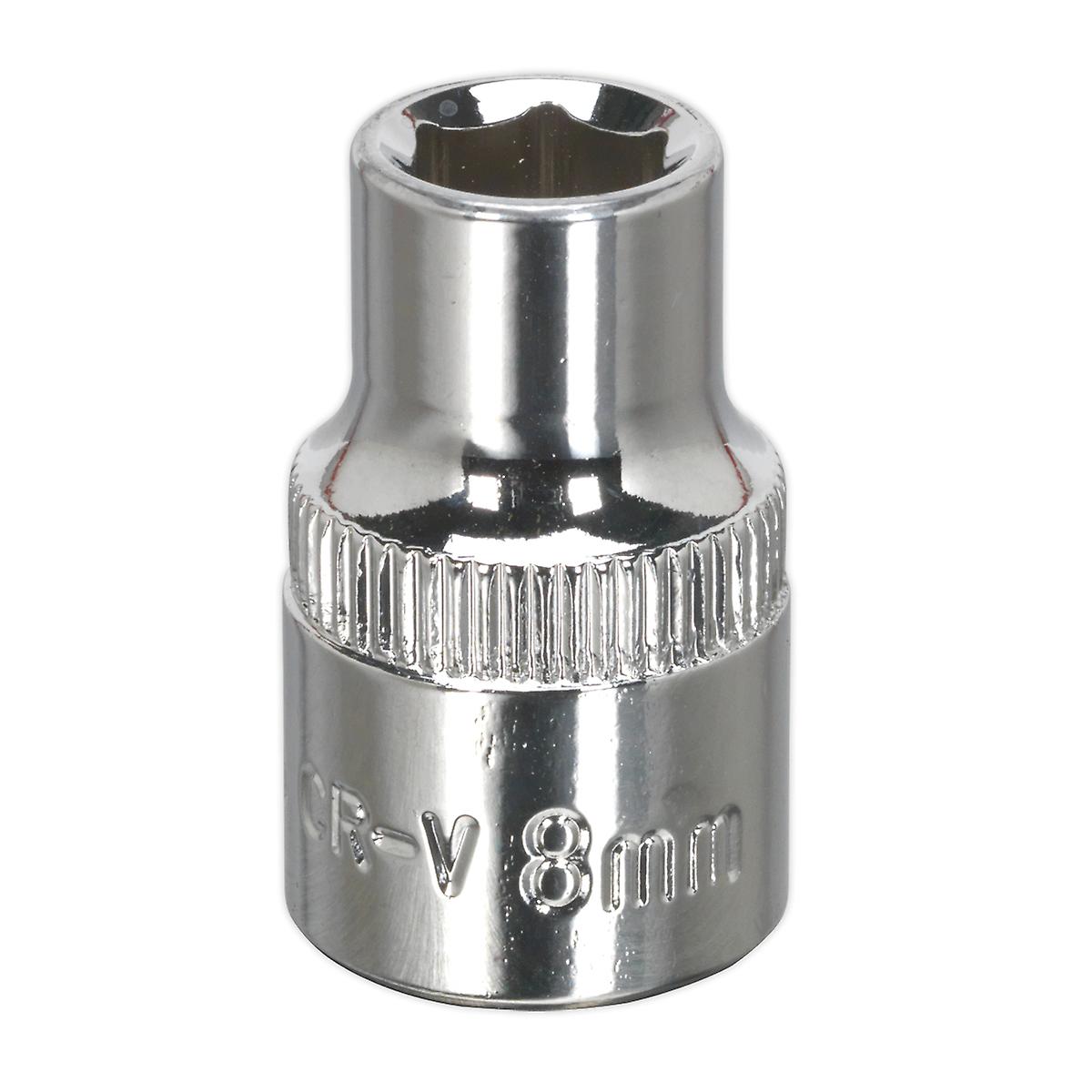 Sealey Sp3808 Walldrive Socket 8Mm 3/8Sq Drive Fully Polished