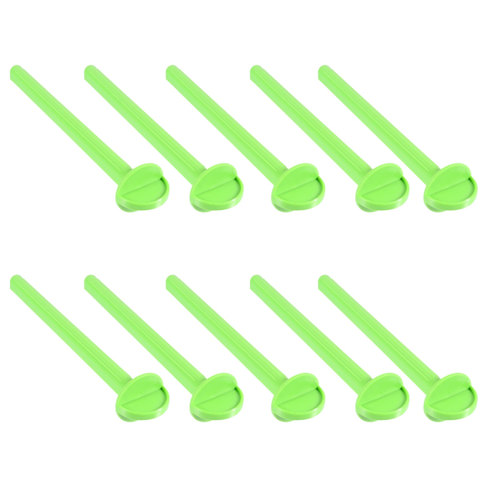 NUOLUX 10 Pcs Bird Standing Stick Parrot Stand Plastic Perch Bird Cage Accessories