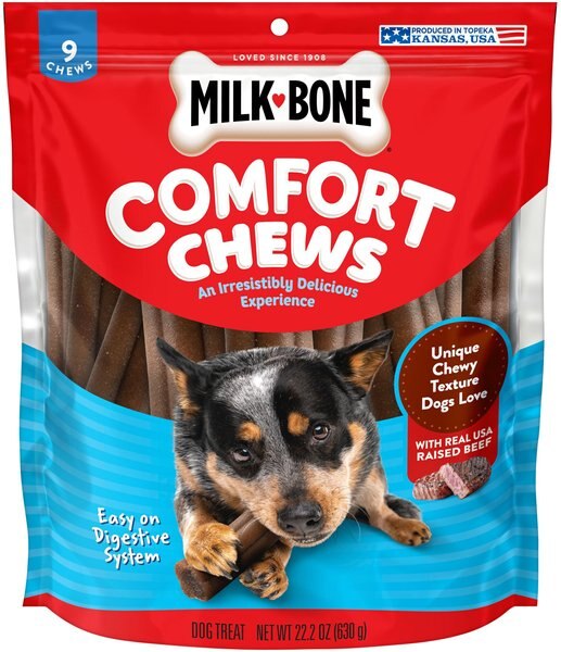 Milk-Bone Comfort Chews Real Beef Dog Treats