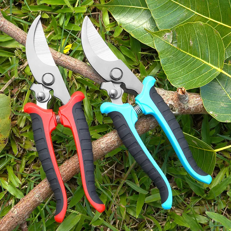 Lightweight Hand Tip Pruning Shears Pruners Gardening Scissors Hand Pruner Pruning Shear With Straight Stainless Steel Blades