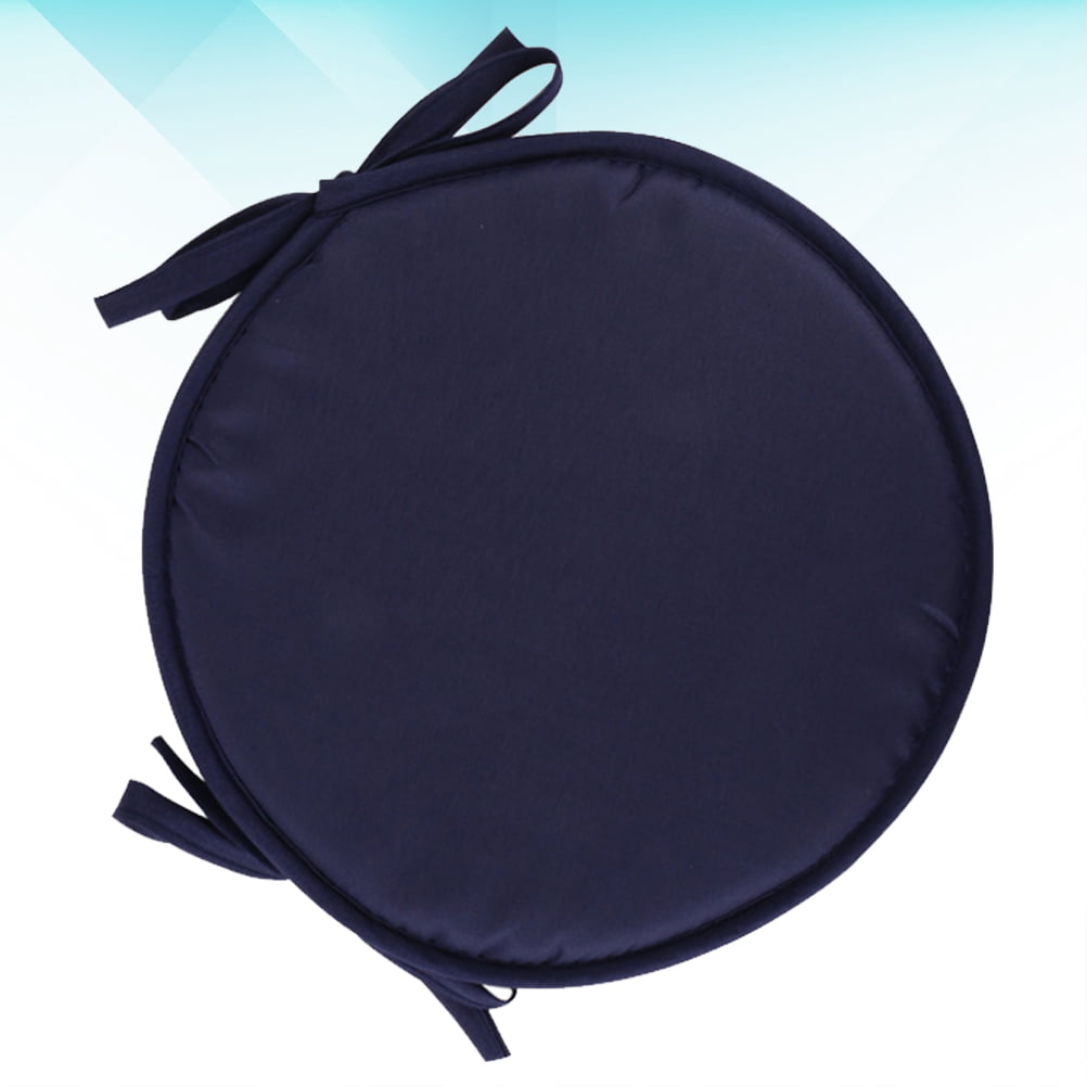 NUOLUX 1pc Household Round Shape Seat Cushion Thickened Chairs Cushions Sponge Seat Cushion for Home School Office Restaurant (Dark Blue Round Diameter 30cm)