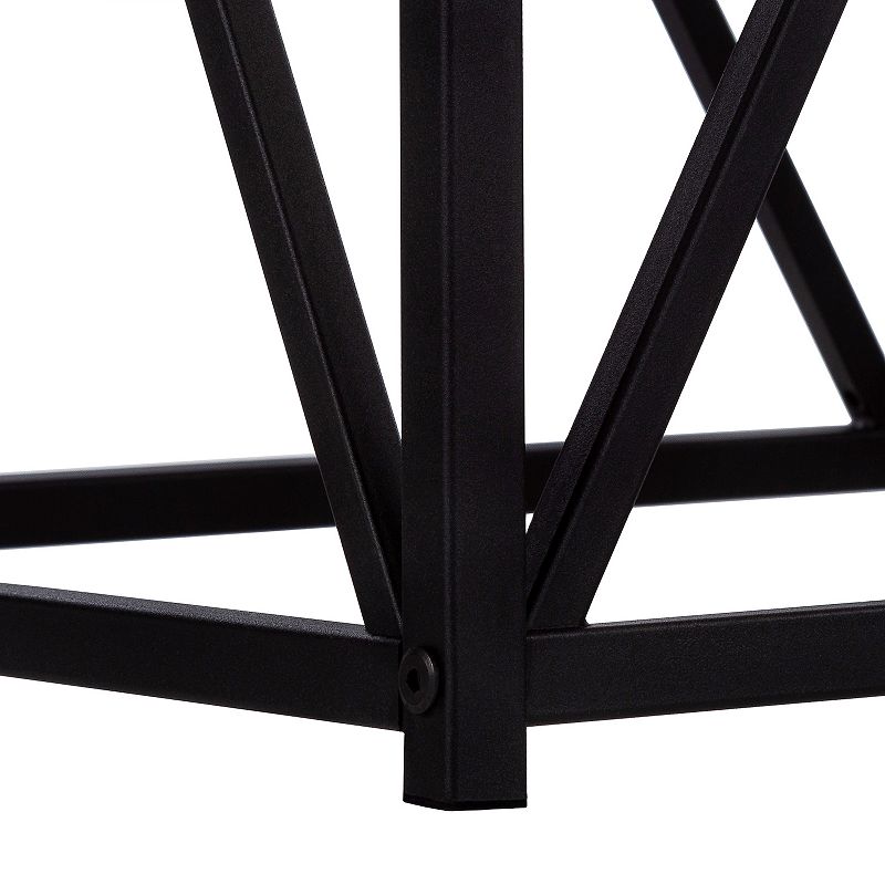 Monarch Contemporary X-Frame Dining Table