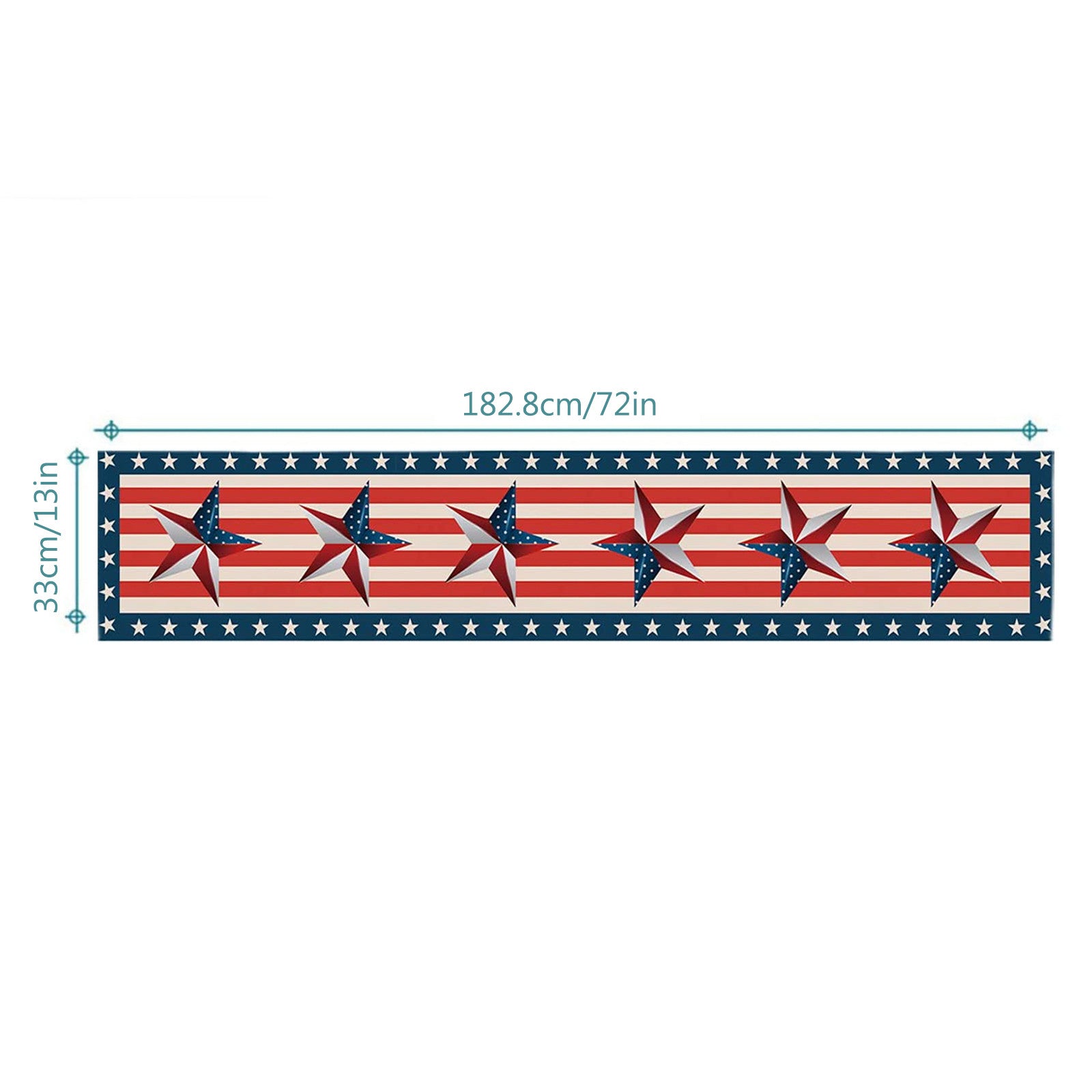 4th Of July Table Runner 13 X 72 Inches Patriotic Memorial Independence Day Decoration Linen Table Runners For Farmhouse Kitchen Dining Holiday Birthday Party 13 X 72