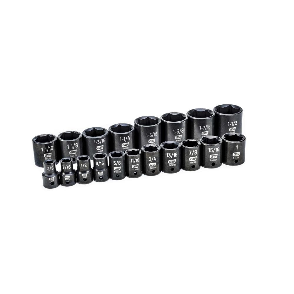 GEARWRENCH 19-PC 1/2 Dr Imp Socket Set SAE 84932N from GEARWRENCH